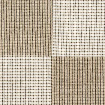8' X 10' Natural and Ivory Geometric Power Loom Washable Non Skid Area Rug