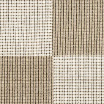 8' X 10' Natural and Ivory Geometric Power Loom Washable Non Skid Area Rug
