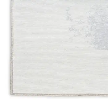 10' Blue Abstract Washable Runner Rug