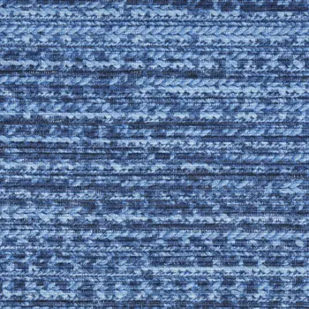 9' X 12' Blue Distressed Washable Area Rug