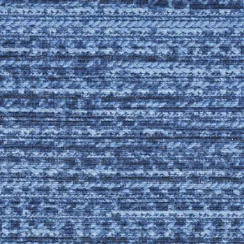 9' X 12' Blue Distressed Washable Area Rug