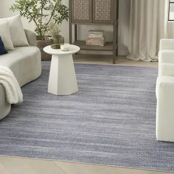 9' X 12' Gray Distressed Washable Area Rug