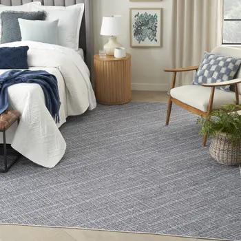 9' X 12' Gray Washable Area Rug