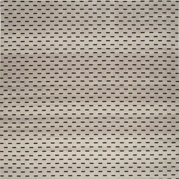 9' X 12' Cream And Black Geometric Washable Area Rug