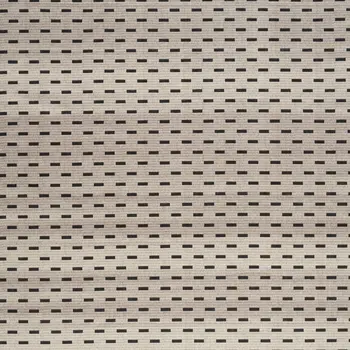 9' X 12' Cream And Black Geometric Washable Area Rug
