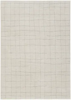 4' X 6' Gray And Ivory Abstract Area Rug