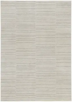 4' X 6' Gray And Ivory Abstract Area Rug
