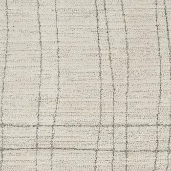 4' X 6' Gray And Ivory Abstract Area Rug
