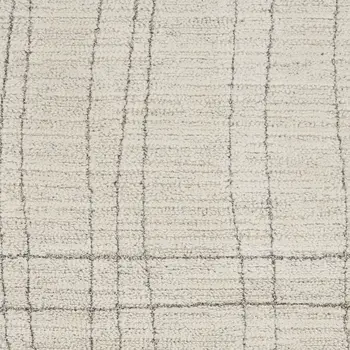4' X 6' Gray And Ivory Abstract Area Rug