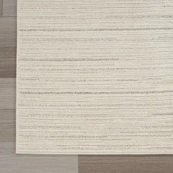 4' X 6' Gray And Ivory Abstract Area Rug