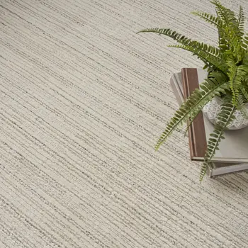4' X 6' Gray And Ivory Abstract Area Rug