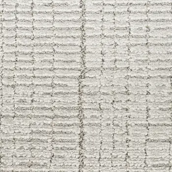 5' X 7' Gray And Silver Abstract Area Rug