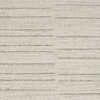 6' X 9' Gray And Ivory Abstract Area Rug
