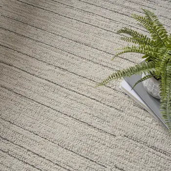 6' X 9' Gray And Ivory Abstract Area Rug