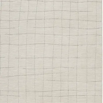 8' X 10' Gray And Ivory Abstract Area Rug