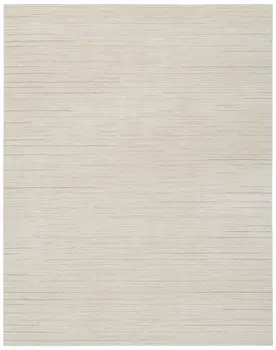 8' X 10' Gray And Ivory Abstract Area Rug