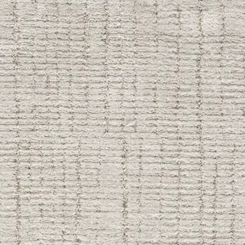 8' Gray And Silver Abstract Runner Rug