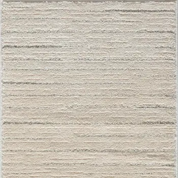 8' Gray And Ivory Abstract Runner Rug