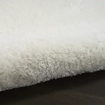5' X 7' Ivory Shag Area Rug
