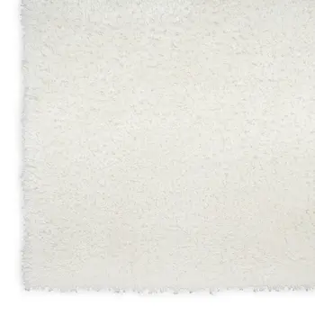 5' X 7' Ivory Shag Area Rug