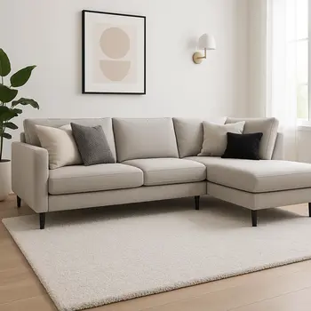 8' X 10' Silver Shag Area Rug