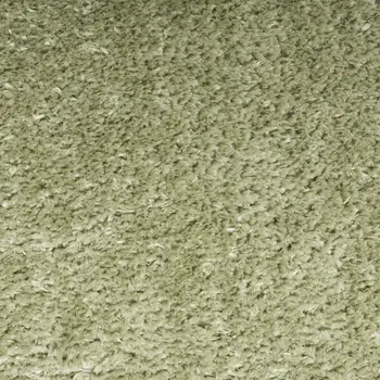8' X 10' Green Shag Distressed Area Rug