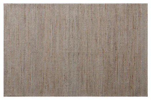 8' X 10' Beige Striped Hand Woven Area Rug