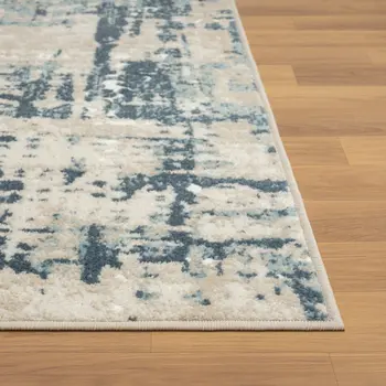 5' X 7' Gray Abstract Area Rug