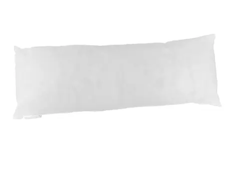 14" X 28" White Lumbar Throw Pillow Insert