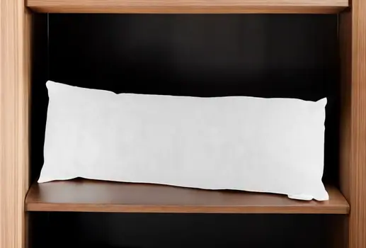 14" X 36" White Lumbar Throw Pillow Insert