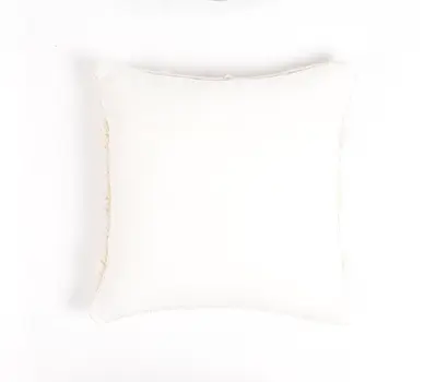 18" X 18" Off White Chevron Cotton Blend Pillow Cover With Texture
