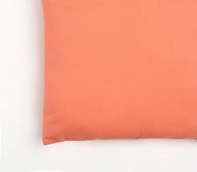 18" Orange Handmade Indoor Outdoor Throw Pillow Cover