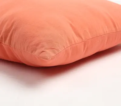 18" Orange Handmade Indoor Outdoor Throw Pillow Cover