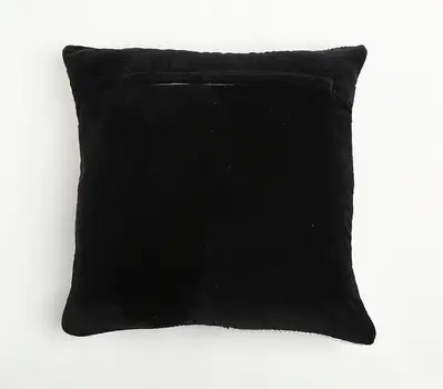 20" Gray and White Abstract Cotton Throw Pillow Cover