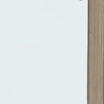 28" Brown Wood Framed Accent Mirror