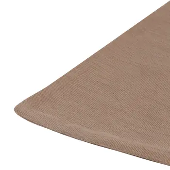 24" Brown Cotton Throw Pillow With Buttons