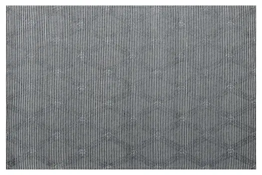 9' X 12' Gray Wool Geometric Hand Woven Area Rug