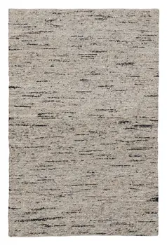 9' X 12' Beige and Black Abstract Hand Woven Area Rug