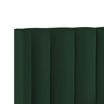 Green Velvet Upholstered Full Bed Frame