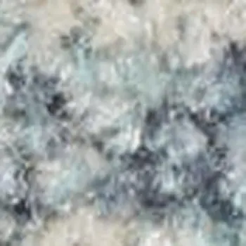 5' X 7' Blue and Ivory Abstract Power Loom Washable Area Rug