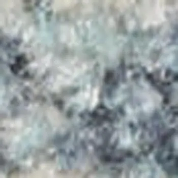8' X 10' Blue and Ivory Abstract Power Loom Washable Area Rug