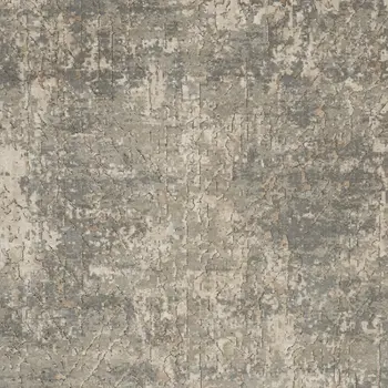 9' X 12' Beige and Gray Abstract Power Loom Area Rug
