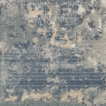 9' X 12' Beige and Gray Abstract Power Loom Area Rug