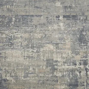 9' X 12' Beige and Gray Abstract Power Loom Area Rug