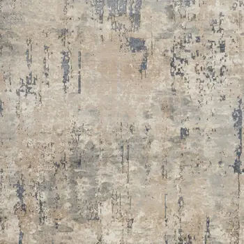 12' X 15' Beige and Gray Abstract Power Loom Area Rug