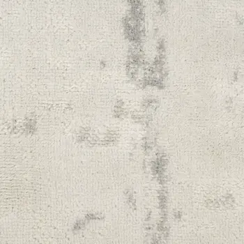 8' X 10' Gray and Ivory Abstract Power Loom Area Rug