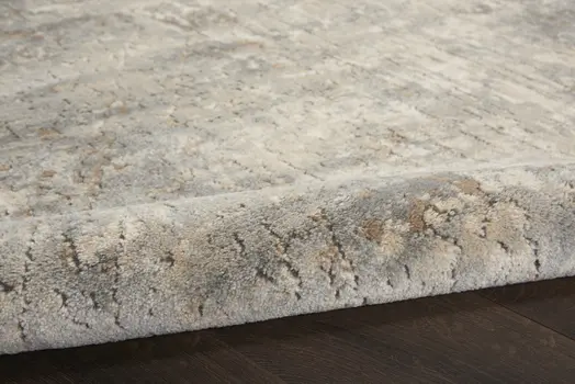 8' X 10' Beige and Gray Abstract Power Loom Area Rug