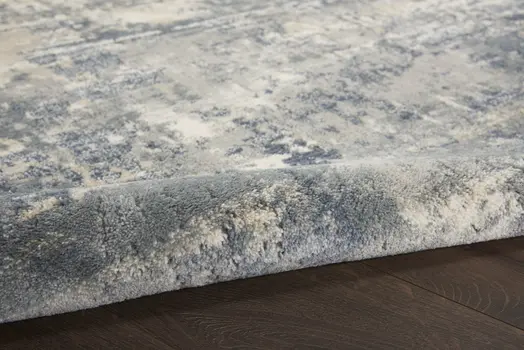 8' X 10' Beige and Gray Abstract Power Loom Area Rug