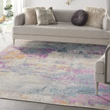 6' X 9' Charcoal And Black Trellis Indoor Outdoor Area Rug