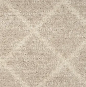 8' X 10' Beige and Ivory Moroccan Power Loom Area Rug